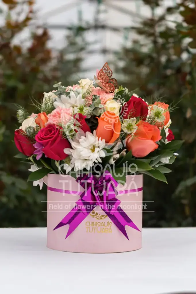 Caja Floral Encanto Morado