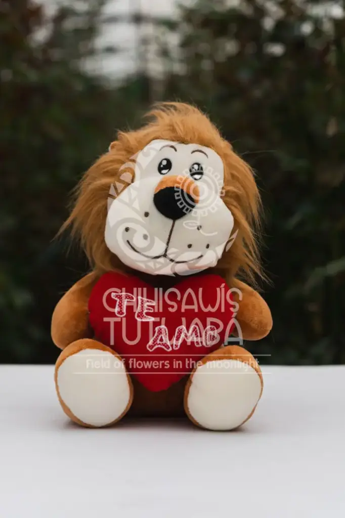 Peluche León -Te amo