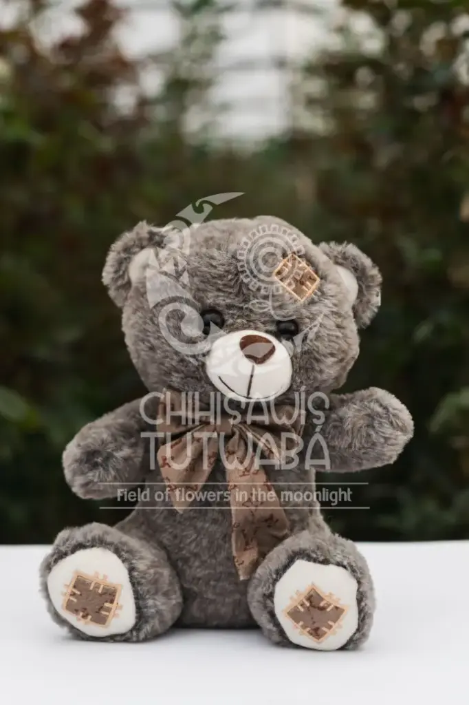 Peluche Oso Moño Café