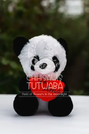Peluche Oso Panda Corazón