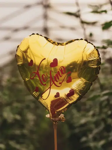 Globo Corazón Metalizado